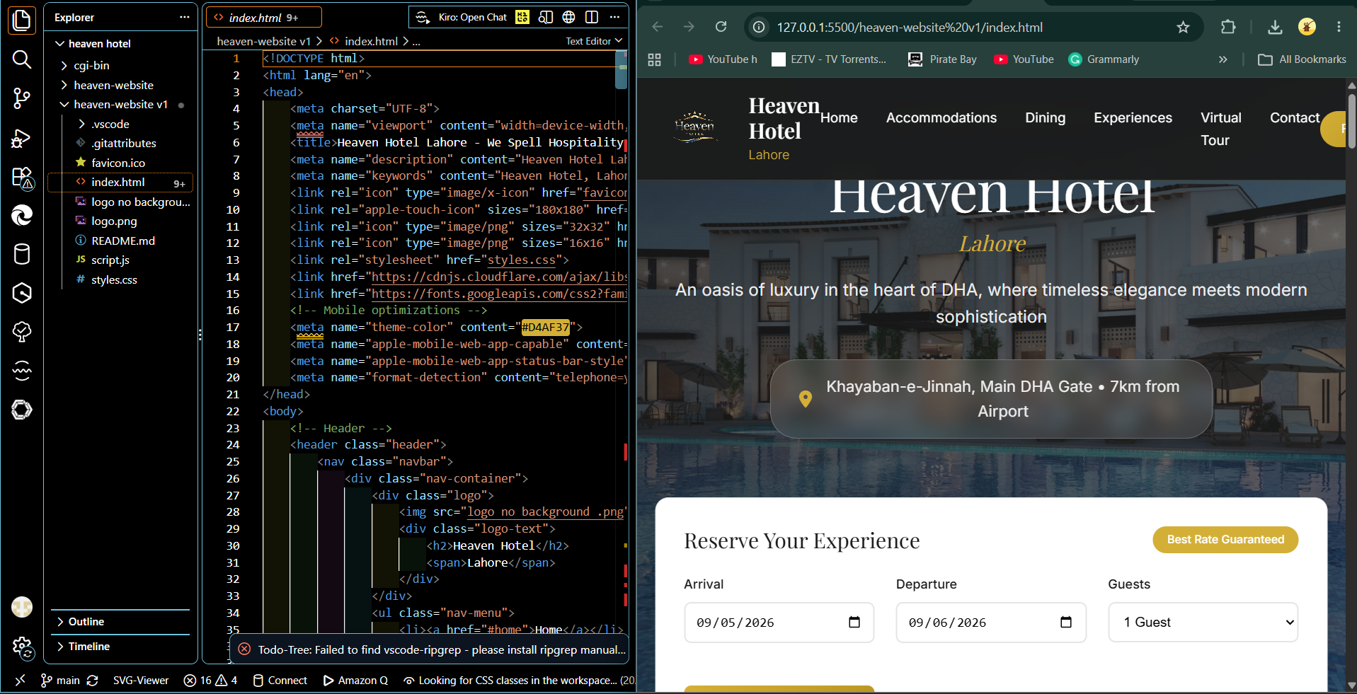 Professional website development for businesses